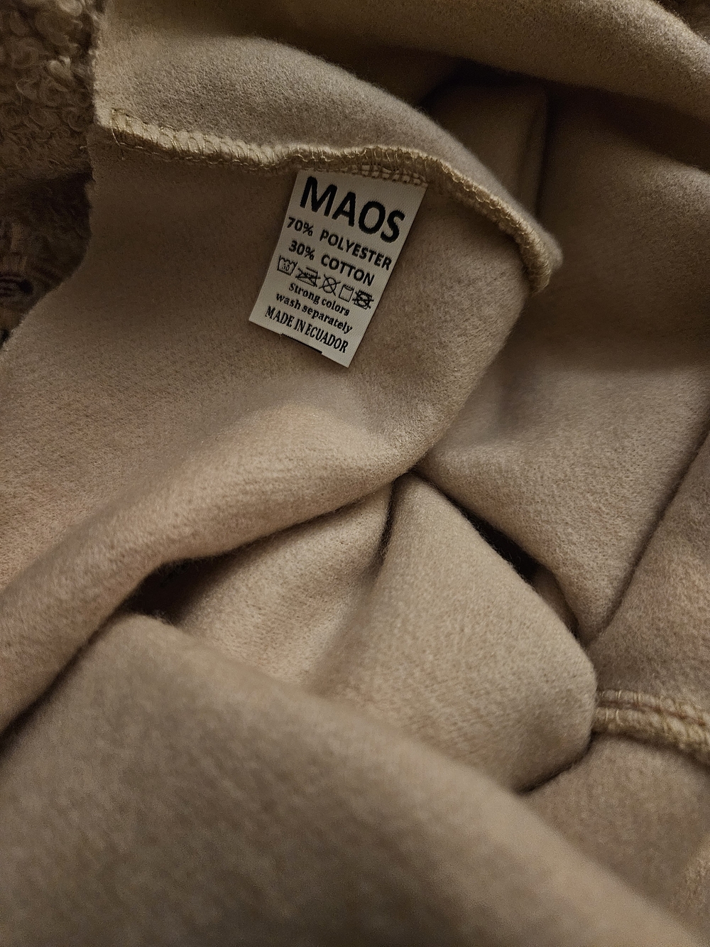 Embroidered Floral Sherpa Pullover - Blush - Picture 13 of 15
